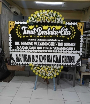 Papan Bunga di Rs Hermina Depok